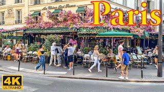 Paris, France  -  Paris Summer 2023 - 4K HDR Walking Tour | Paris 4K | A Walk In Paris