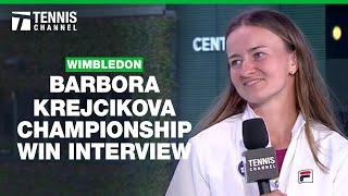 Barbora Krejcikova 2024 Wimbledon Ladies' Singles Champion | 2024 Wimbledon Championship