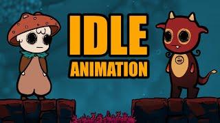 Simple 2D Idle Animation for your Character | Handdrawn | Beginner 2D Game Art