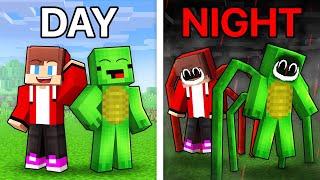 JJ and Mikey Became MONSTERS EXE at NIGHT in Minecraft - Maizen