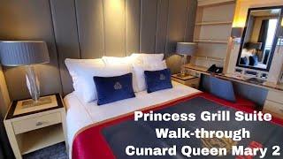 Princess Grill Suite Walk-through I Cunard Queen Mary 2