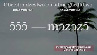 Oral and nasal vowels in ewe language