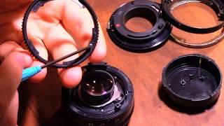 Operating on (and fixing) Canon FD lenses - 50mm f/1.8