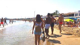 Sitges Barcelona Gay Beach is Platja de la Bassa de Rodona | City Walk & Swim