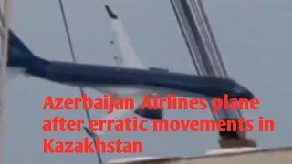 Azerbaijan Airlines plane cr@shed after erratic movements in Kazakhstan #news #kazakhstan #newsvideo