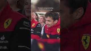 Charles being Arthur’s biggest fan  #f3 #charlesleclerc #arthurleclerc #premateam #britishgp #viral