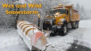 Two Days Plowing Snow  ~ Jan 7-8, 2022 ~ Wet & Wild  #jimhowdigsdirt #snowplow #plowingsnow