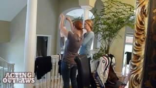 ACTING OUTLAWS - T-Shirts - Katee Sackhoff and Tricia Helfer Discuss Designs