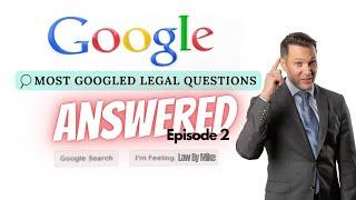 Lawyer Answers Your Most Googled Questions! Ep. 2 @LawByMike #Shorts #law #questions