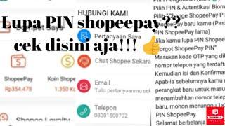 CARA ganti PIN SHOPPEPAY atau ganti baru karena ke blokir?? jangan panik, INI CARANYA !!!!! 