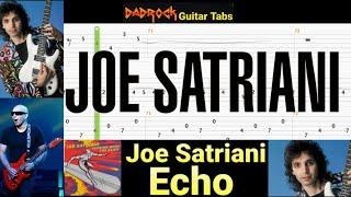 Echo - Joe Satriani - Guitar + Bass TABS Lesson