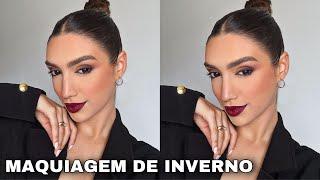 COMO FAZER UMA MAKE DE INVERNO *MAQUIAGEM PARA USAR NO INVERNO* FAÇA SUA MAKE!!!