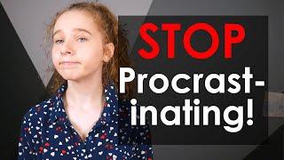 How to STOP Procrastinating and Write! | stop procrastination | Authortube | Sydney Faith Author