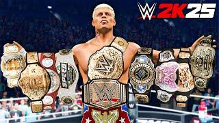 Every Belt Cody Rhodes Gets Is +100 Upgrade