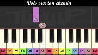 Les Choristes - Vois sur ton chemin (Piano très facile pour enfants ou débutants)