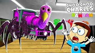 Choo Choo Charles + Opila = Kingder Garten | Shiva and Kanzo Gameplay