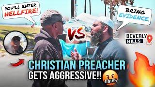 "YOU'LL ENTER HELLFIRE!!" Christian Preacher SHUT Down by Shaykh Uthman!