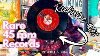 Rare 45 rpm Records - Vinyl Digging with DetroitBob - RockMine #53