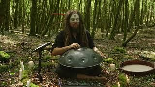 Waagal - H₃rḗḱs Dei̯u̯ós-kwe || Throat Singing Handpan Frame Drum Live Looping / Hreks deiuos kwe