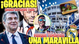 PRESIDENTES DEL BARCA RETRATADOS ¡VIDEO INEDITO!  ASI ES EL PARQUE DEL REAL MADRID EN DUBAI