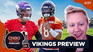 Minnesota Vikings Preview: Luke Braun profiles Caleb Williams vs J.J. McCarthy | CHGO Bears