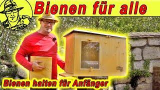 Bienen halten, ohne Imker zu sein: Die BeeBox im Selbstversorger-Garten