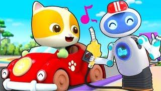 Magical Robot Gas Pumper | Doctor Cartoon, Police Truck | Kids Cartoon | Kids Cartoon | BabyBus