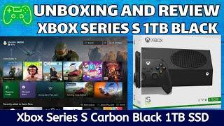 Xbox Series S Carbon Black 1TB Unboxing and Review