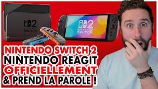 NINTENDO SWITCH 2 : OFFICIEL, NINTENDO REAGIT & PREND LA PAROLE  GENKI A PEUR DES POURSUITES !