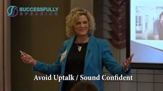 Avoid Uptalk; Sound Confident - Successfully Speaking