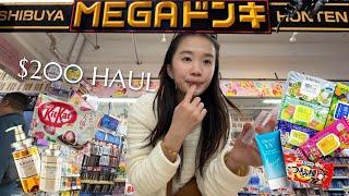 SHOPPING at MEGA DON QUIJOTE in SHIBUYA TOKYO JAPAN *HAUL!! makeup & skincare* [VLOG] what to buy!!