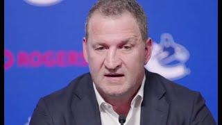 Canucks Coach Adam Foote and GM Allvin Speak