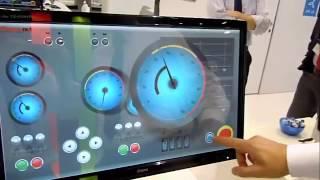 Movicon NEXT, SCADA & HMI software uses Multi touch at SPS Exhibition 2013