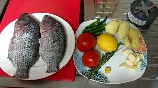 Tasty Tilapia Fish | Boiled Tilapia with Sauce