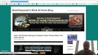 Brad Kamanski's Work At Home Blog