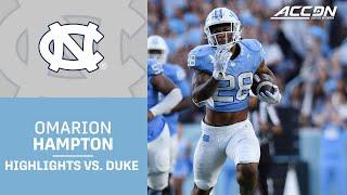 UNC's Omarion Hampton Tops 100 Yards Again