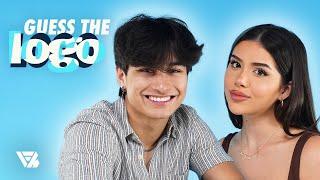 TikTok Couple Kio Cyr & Amanda Diaz Battle It Out While Guessing Most Famous Logos!