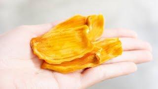 How to make Jackfruit Chips - Easy Dried Jackfruit Recipe