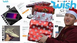 Buying CHEAP Christmas Gifts from WISH! (Secret Santa)