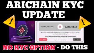 Arichain KYC Update - Check This If You Have Ari Wallet KYC Issues