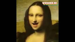 Mona Lisa Singing the Numa Numa song