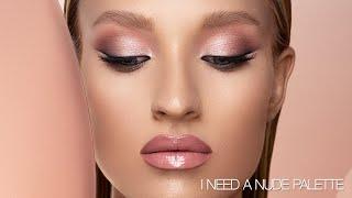 Soft Nude Makeup ft. the I NEED A NUDE PALETTE | Natasha Denona Makeup