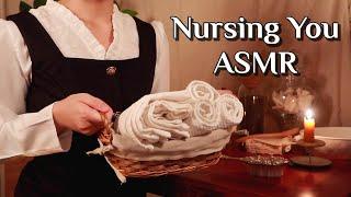 ASMR RP | Taking care of you while you're sick  {comforting personal attention, layered sounds}
