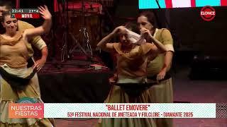 Ballet Emovere en el escenario de la Fiesta Nacional de Jineteada y Folclore en Diamante