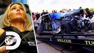 Lizzy Musi Loses Control Resulting In A Terrifying Near-Fatal Crash! | Street Outlaws: No Prep Kings