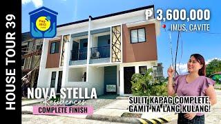 House Tour 39 | Affordable House & Lot thru Pag-IBIG Imus Cavite | Aztraea - Nova Stella Residences