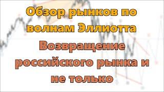 Обзор рыков по волнам Эллиотта. Возвращение российского рынка и не только