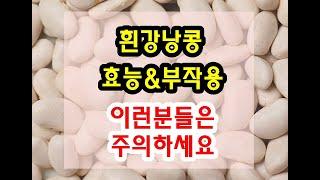 흰강낭콩 효능과 부작용 잘 알고 드셔야해요~