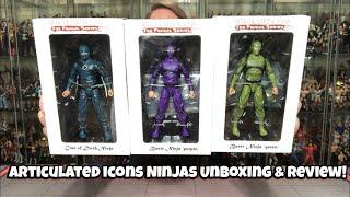 Articulated Icons Ninjas Unboxing & Review!