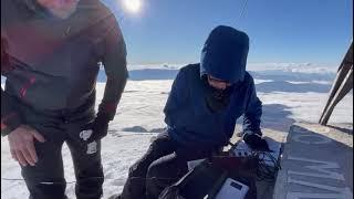 Pure joy and fun today on I/AB-318 Monte Velino mt. 2487, real extreme Sota experience